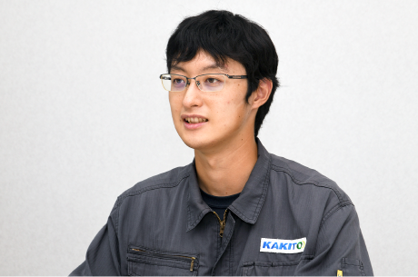 社員インタビュー写真（T.H.）