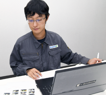 社員インタビュー写真（T.H.）